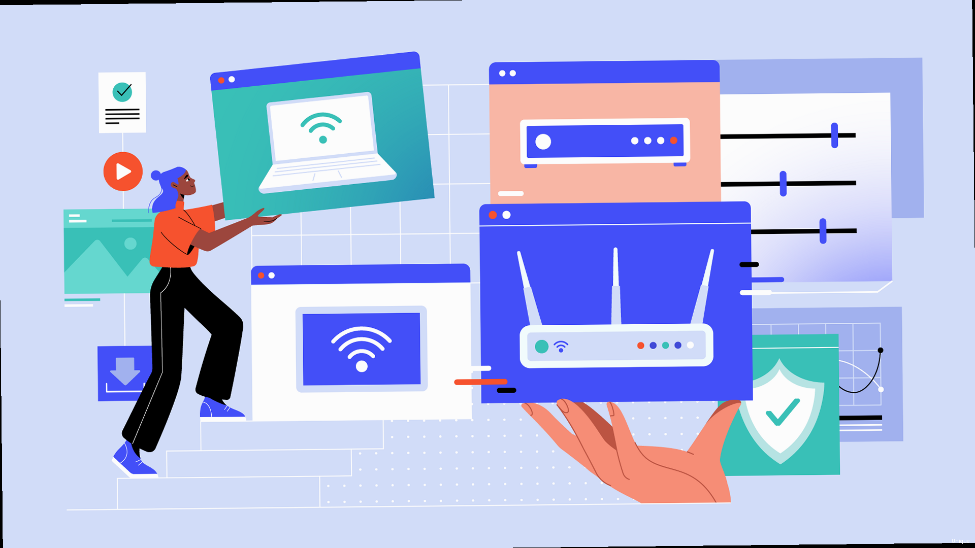 Create a vpn at home with linux - Illustration for Guides users on selecting a suitable Linux distribution (e.g., Ubuntu, Debian) based on their experience level. Compares popular and reliable open-source VPN server software options (e.g., OpenVPN, WireGuard) with their pros and cons, emphasizing ease of use and security features.  Includes installation instructions for the chosen distribution and software.